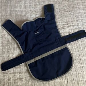 Lands' End Navy Blue Pet vest, coat, jacket; never worn, size Small